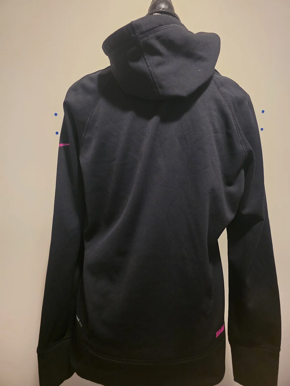 Bears Football Pink Logo Black Hoodie Sweatshirt